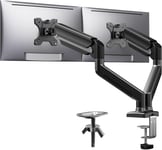 ErGear Dual Monitor Arm Desk Mount for 17 to 32 Inch Screens, Dual Monitor Stan