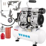 Compresseur d?Air Sans Huile Silencieux - VEVOR - 9L - 550W