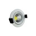 Optonica - Downlight led 8W rond ∅95mm - Blanc du Jour 6000K