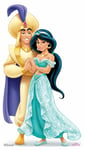 Princess Jasmine and Aladdin Disney Princess Mini Cardboard Cutout - Party Fun