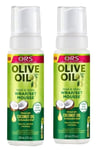 ORS Olive Oil Hold & Shine Wrap/Set Mousse 7 oz (207ml) (2 Pack) *UK FREE POST*