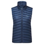 Rab Cirrus Flex Vattert Vest Dame Vest Tempest Blue, 12/M