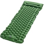 Matelas de camping gonflable Matelas de couchage étanche à l'humidité Coussin de matelas d'air Canapé-lit Matelas de plage extérieur avec oreiller