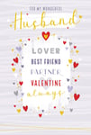 Husband Valentine's Day Card Lover Best Friend Partner Valentine Always