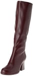 Pinko Femme Elgar Bottes Simili Cuir Tendance, Ww5 Cassis Intense, 39 EU