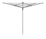 Addis 40 m 4 Arm Rotary Washing Line Grey Multiple Tension Adjustment, Folding &