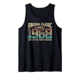 Original Classic Born 1968 I'm Far From Finished Birthday Tank Top