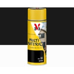 Bombe de peinture Multimatéro V33 noir satiné 400 ml