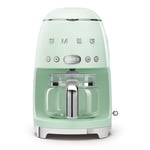 Smeg DCF02PGUK Drip Coffee Machine - Pastel Green