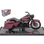 HARLEY DAVIDSON ROAD KING SPECIAL 2017 DARK RED 1:18 Maisto Moto Modellino