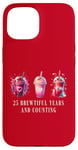 Coque pour iPhone 15 25 ans de travail anniversaire de travail Frappe drôle 25e année