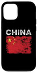 iPhone 12/12 Pro China Flag Distressed - Men Women Kids - Chinese Flag Case