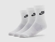 Nike Sportswear Everyday Essential Crew Socks (3 pack), White