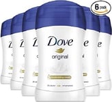 Dove Original Anti-Perspirant Deodorant Stick 48 Hour 40 ml (Pack of 6)