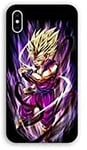 Coque pour iphone XR Manga Dragon Ball Sangohan Violet