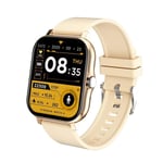 Montre Connectée Avec Écran Tactile Complet Pour Hommes Et Femmes,Tracker D'activité,Appel Bluetooth,Horloge Intelligente Pour Dames,2024 "",Document,1.69 - Type Yellow