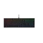 CHERRY MX 10.0N RGB, Clavier de gaming mécanique plat, Disposition UK (QWERTY), Filaire, Original CHERRY MX LOW PROFILE RGB SPEED Switches, Noir