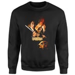 Harry Potter Chamber Of Secrets Sweatshirt - Black - XS - Black