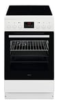 AEG Competence Cuisinière 47645 iQ-Company WN Stand avec compartiment/horloge/3 tiroir de cuisson induction/50 cm/0.91 kWh