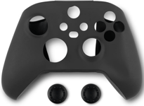 Spartan Gear - Controller Silicon Skin Cover and Thumb Grips (compatible with xbox series x/s) (colour: Black)