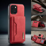 Apple iPhone 13 Mini Magnetic Wallet Red