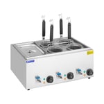 Royal Catering Pastakoker med 4 kurver og GN 1/3-beholdere - temperatur: 30 110 °C