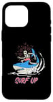 iPhone 16 Pro Max Surf Up Skeleton Surfer Case