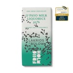 Friis-Holm ChokoladeO&apos;Payo Milk Liquorice 50 %