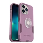 OtterBox Bundle COMMUTER SERIES for iPhone 13 PRO - (MAVEN WAY) + PopSockets PopGrip - (CLEAR GLITTER SILVER)