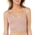 Sloggi Women's Ever Infused Aloe Crop Top Bustier, Foggy Mauve, XS