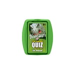 Winning Moves Top Trumps Quiz-Dinosaures-Ed. Italienne, 034128, Vert