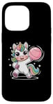 Coque pour iPhone 14 Pro Max Unicorn Dodgeball Joueur Dodge Ball Game