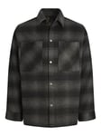 JACK & JONES Men's Jorbane Jacket Blk Noos, Black/Detail: Check, M