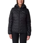 Columbia Delta Ridge Down Hooded Jacket Doudoune À Capuche pour Femme, Noir, XL