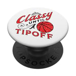 Cadeau de basket-ball rouge pour femme chic pour maman de basket-ball PopSockets PopGrip Adhésif