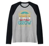 Plant Dreams Grow a Happy Life Hiking Raglan Baseball Tee