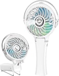 HandFan Personal Fan Handheld Water Misting Fan with Mini USB Desk Fan 2000mAh