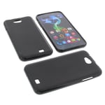 Bag for Archos 50c Platinum Phone Case Protective TPU Rubber Schwarz