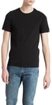 Levi's Men's Big & Tall 2-Pack Tee T-Shirt, Black/ Black, 2XL