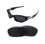 NEW POLARIZED REPLACEMENT BLACK LENS FOR OAKLEY VINTAGE VALVE SUNGLASSES