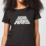 Star Wars The Rise Of Skywalker Trooper Filled Logo Women's T-Shirt - Black - L