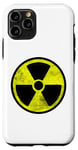 Coque pour iPhone 11 Pro Symbole radioactif vintage vieilli - Symbole de danger biologique