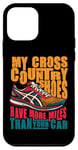 Coque pour iPhone 12 mini Mes chaussures de cross-country ont plus de milles pour