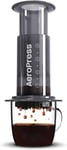 Aeropress Delicious Coffee and Espresso Maker 1 to 3 Cups Per Pressing - Black