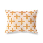 BonaMaison Housse de Coussin décorative, Motif Orange-cassé, taies d'oreiller décoratives pour Salon, canapé, Chambre à Coucher, Dimensions 45 x 60 cm