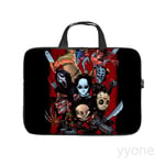 Neoprene Sleeve Laptop Handle Bag Handbag Notebook Case,Skull (Liquify),HOUSE PLANTS Portable MacBook Laptop/Ultrabooks Case Bag Cover 13 Inch