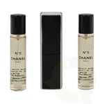 Chanel No 5 Eau Premiere Giftset 60 ml, 2x Edp Spray Refill 20Ml/1x Edp Spray 20Ml/Purse and Spray