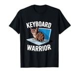 Cute Cat Lover Design Keyboard Warrior Funny Cat T-Shirt