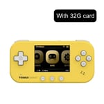 Trimui Smart Retro Handheld Game Console Tuki Bluetooth-yhteensopiva kuulokemikrofoni Mini Gaming System 2,4 tuuman lahja lapsille aikuisille