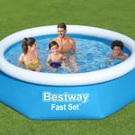 Bestway Piscine Gonflable Ronde 244x66 cm 57265 Hors Sol Jardin Familiale